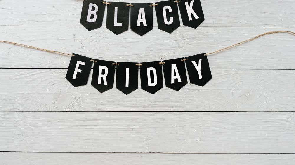 Black Friday! The history of the mega sale and our own Black Friday gift box ideas.